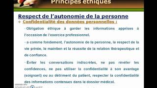 éthique en sciences infirmièresprincipes éthiques ACHAHBOUN Zakaria [upl. by Ardnuassak]