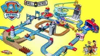 Paw Patrol Roll Patrol MEGA Pack 6 en 1 Pat Patrouille Piste Grande Vallée Jouet Toy Review [upl. by Demetris612]