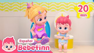 Llegó la Hora del Baño🛁  Canción de Higiene  Canciones Infantiles  Bebefinn en español [upl. by Arataj690]