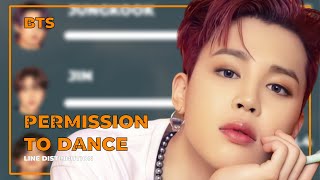 PERMISSION TO DANCE  BTS Line Distribution [upl. by Clarance]