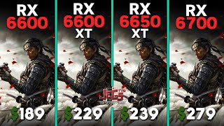 RX 6600 vs RX 6600 XT vs RX 6650 XT vs RX 6700  Ryzen 5 7600  Tested in 15 games [upl. by Romito]