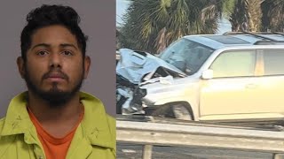 FHP Man arrested accused of causing deadly crash by taking picture of Welcome to Florida sign [upl. by Nnylsia]