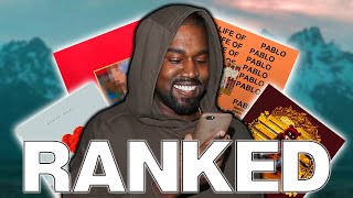 Ranking EVERY Kanye West Album [upl. by Khorma]