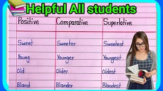 Comparative Adjectives – English Grammar Lessons [upl. by Sabine974]