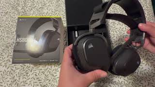 UNBOXING Corsair HS80 Max headphones gaming [upl. by Reseda475]