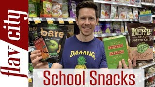 Top 20 Healthy Snacks You Can Buy  Back To School Snack Review [upl. by Rubin]