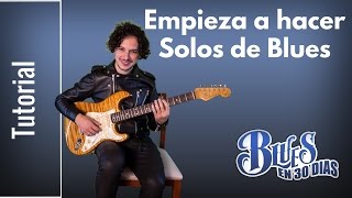 Empieza a Hacer Tus Propios Solos de Blues  Licks SImples Para Principiantes [upl. by Domella]