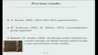 Strongcoupling renormalization group in the hierarchical Kondo model  Ian Jauslin [upl. by Johna]