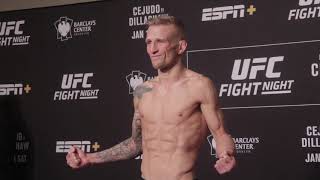 TJ Dillashaw makes flyweight with ease  UFC on ESPN1 [upl. by Stavros188]