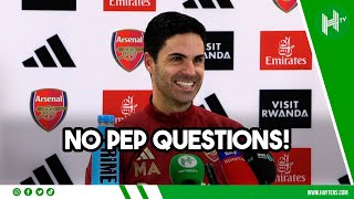 DOING A MIKEL  Arteta REACTS to Pep Guardiola comments 😂 [upl. by Castor110]