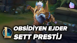 PRESTİJ Obsidiyen Ejder Sett  Kostüm Tanıtımı  League of Legends [upl. by Eetak674]