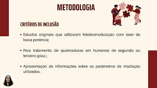 TERAPIA DE FOTOBIOMODULÇÃO NA CICATRIZAÇÃO DE QUEIMADURASZAÇÃO [upl. by Keelby467]