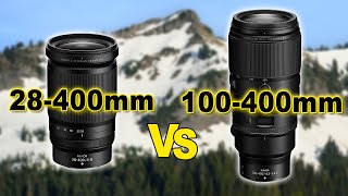 Nikon Z 28400mm vs Nikon Z 100400mm  Image Quality Review [upl. by Alita]