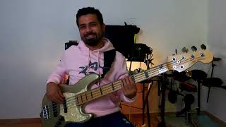 KORN  ITS ON  BASS COVER [upl. by Jayme]