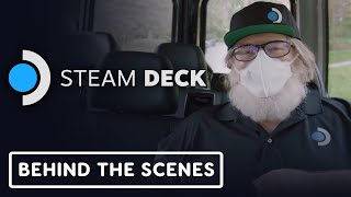 Gabe Newell Delivering Steam Decks  Official Behind the Scenes [upl. by Weig823]