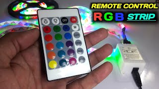 RGB REMOTE CONTROL LED STRIP LIGHT  UNBOXING REVIEW  LOW PRICE WATERPROOF RGB LED STRIP LIGHT 3M [upl. by Namhar]