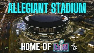 Unveiling Allegiant Stadium Explore Super Bowl LVIIIs Stunning Venue [upl. by Kciremed822]