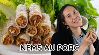 NEMS VIETNAMIENS AU PORC CROUSTILLANTS RECETTE 100 TRADITIONNELLE [upl. by Mateusz]