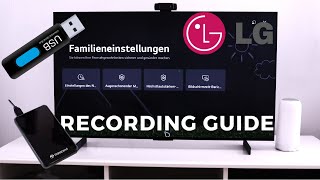 LG TV 2021 Recording Guide [upl. by Ebberta]