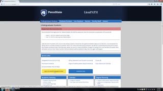 Enrolling in Classes Using LionPATH [upl. by Barret115]