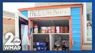 Free Little Pantry helps those in need in Aberdeen [upl. by Aneerahs]