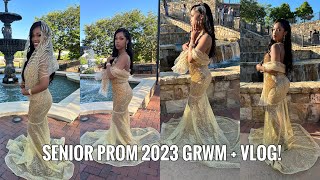 SENIOR PROM 2023 GRWM  VLOG [upl. by Wieche]