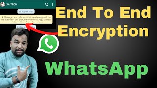 What Is WhatsApp End To End Encryption in HindiHow To Check End To End Encryption Code on WhatsApp [upl. by Bohun747]