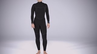 Patagonia Womens R1® Yulex® FrontZip Full Suit [upl. by Ahselaf]