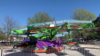 Cliffhanger offride Pavilion Park Broadway at the Beach Myrtle Beach South Carolina [upl. by Aronow]