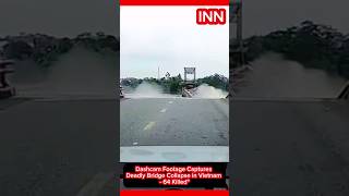 Dashcam Footage Captures Deadly Bridge Collapse in Vietnam  64 Killed [upl. by Hynes954]