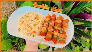 Shashlik Sticks recipe by Ezza [upl. by Sholes]