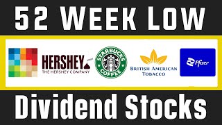 5 Dividend Stocks at a 52 Week Low [upl. by Ettelracs]