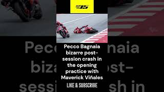 Peccoo Crash  FP 2024 MotoGP Valencia World Championship [upl. by Moon634]