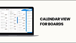 Calendar View for Workspace Boards  Web Windows Mac  Anydo Workspace [upl. by Suzetta589]