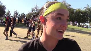 Sadie Engelhardt of Ventura 1st Place Girls 5K Bill Buettner Championship ASICS Clovis Invitational [upl. by Milla]