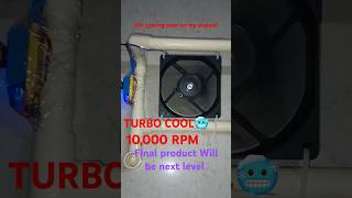 DIY ULTRAFAST TURBO COOLINGPAD  cooling pad under 1000 Rupees  10000 RMP HIGH SPEED COOLING diy [upl. by Elizabet]