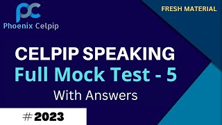 Celpip Speaking Test 5 with Answers 2023 Master Your Skills Boost Your Score [upl. by Grissom]