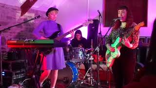 Adwaith quotLipstick Cochquot live at Laugharne Festival 2019 [upl. by Ilak]