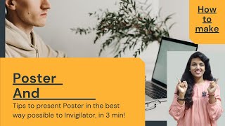 How to Make Poster for Poster Presentation in conferences amp Tips to present Poster to invigilator [upl. by Latimore]