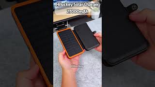 HIS225P solarpowerbank Foldable Solar Powerbanks Fast Charging Outdoor Travel with LED Flashlight [upl. by Takken725]