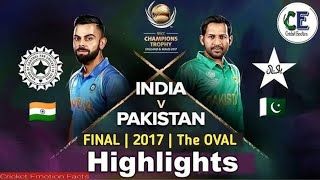 ICC Champions Trophy 2017 Final  IND vs PAK Full Highlights [upl. by Quartet879]