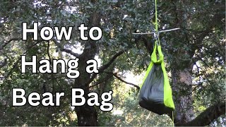 How to Hang a Food Bag  PCT Method [upl. by Shaver177]