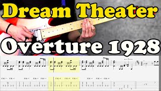 Dream Theater  Overture 1928  Guitar Transcription [upl. by Esilegna983]