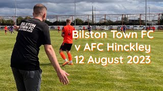 BilstonTownFC v AFC Hinckley [upl. by Eyoj276]