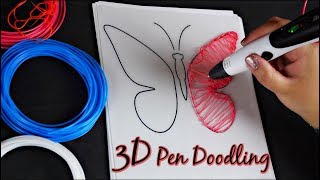 ASMR 3D Pen Doodling  TIPEYE Smart 3D Pen [upl. by Littlejohn]