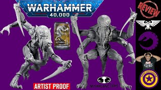 McFarlane Toys Warhammer 40K Ymgarl Genestealer Artist Proof Action Figure Unboxing amp Review [upl. by Tann]