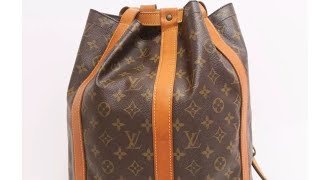 Vintage Louis Vuitton Randonnee PM Bag Spa Reveal [upl. by Leipzig]