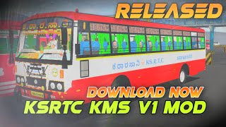 🎊KSRTC KMS V1 MOD RELEASED 🔰 DOWNLOAD NOW 🔰 bussid bussimulatorindonesia bussidmod [upl. by Dore]