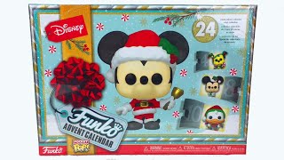 Unboxing Disney Funko Advent Calendar Mickey Mouse amp Friends Mini Figures  ASMR  Opening Review [upl. by Elocn54]