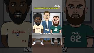 Joel Embiid and Jason Kelce Get In Big Trouble 😂 nbanews nflnews [upl. by Chapland251]